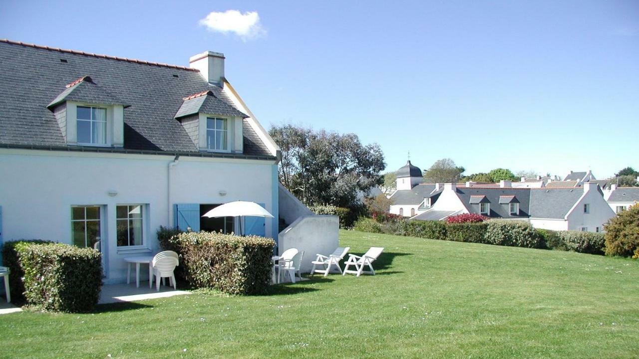 Maison avec vue sur mer dans Résidence Marie Galante Locmaria Exterior foto